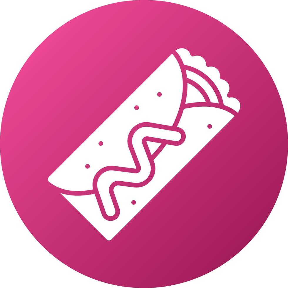 Chimichanga Icon Style vector
