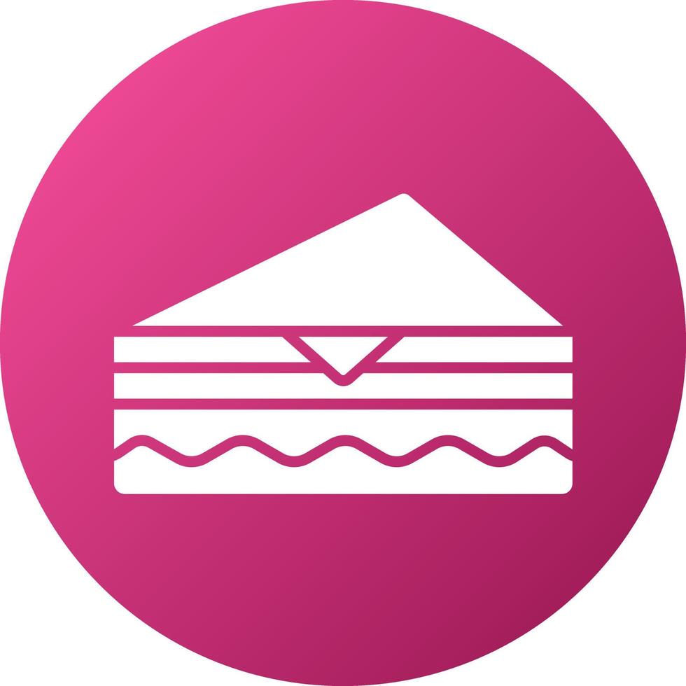 Deli Style Sandwich Icon Style vector