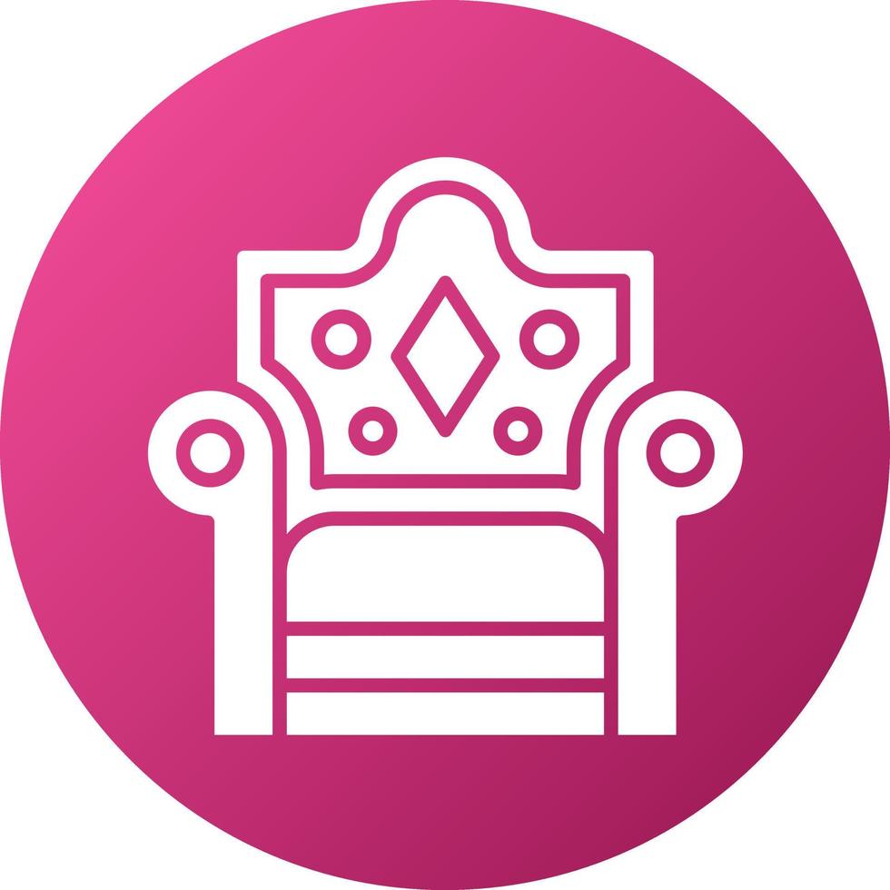 Throne Icon Style vector