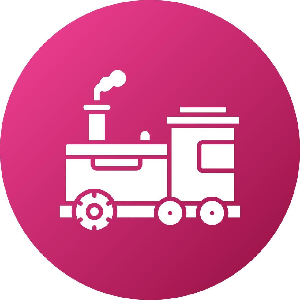 Steam Train Icon Style vector