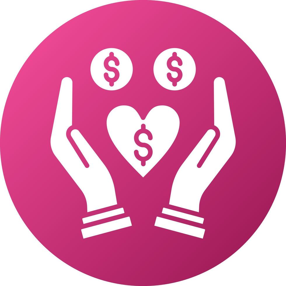 Philanthropy Icon Style vector
