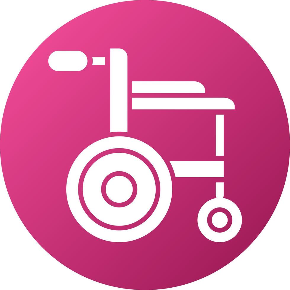 Wheelchair Icon Style vector