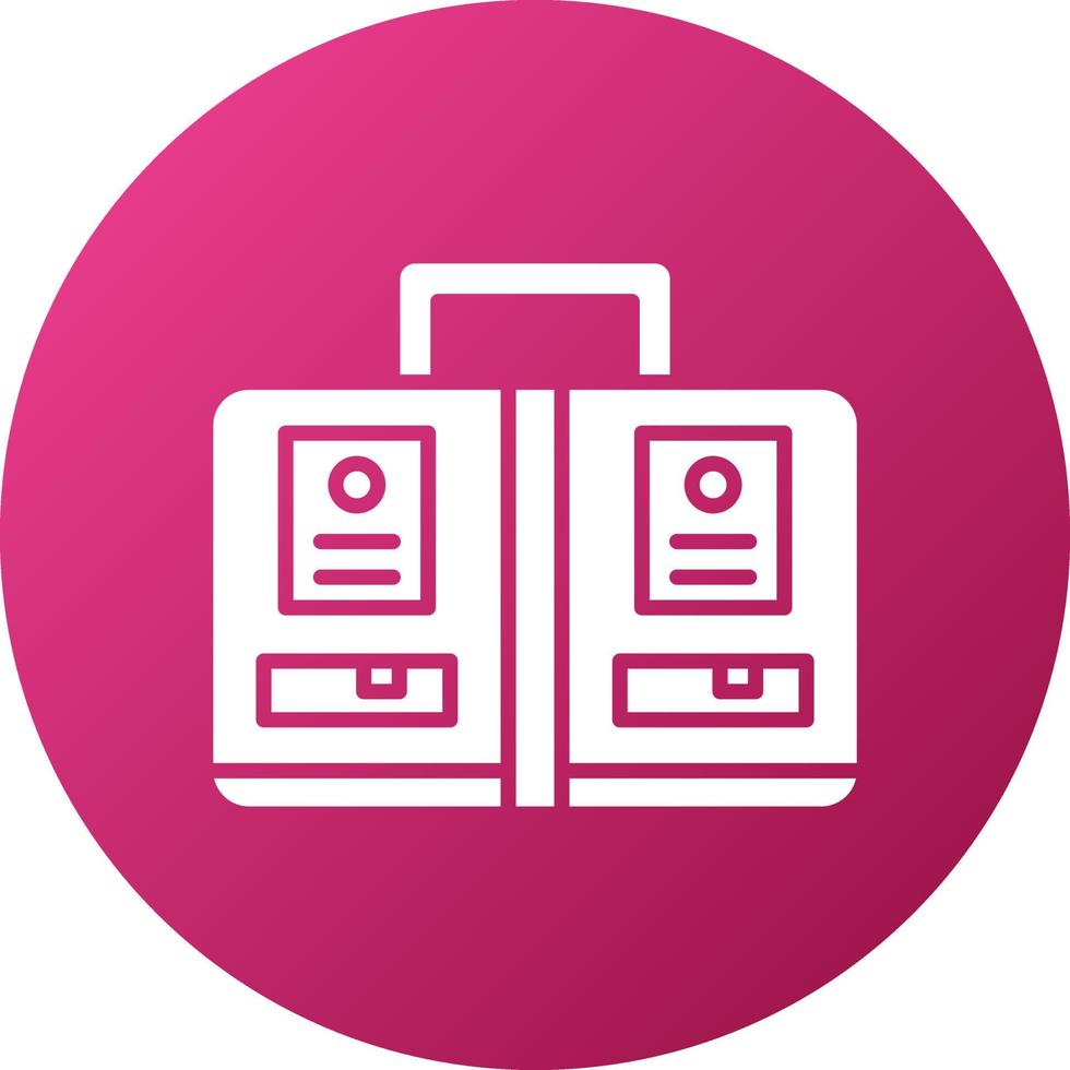 Luggage Icon Style vector