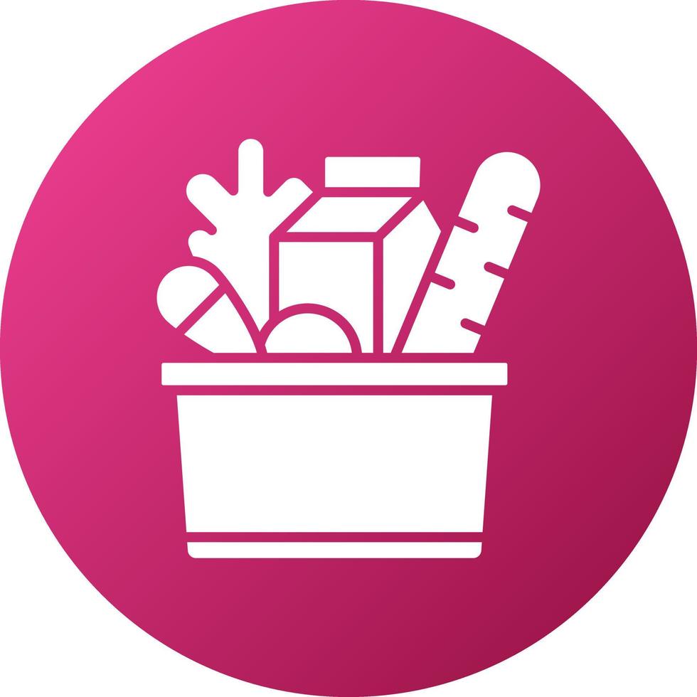 Groceries Icon Style vector