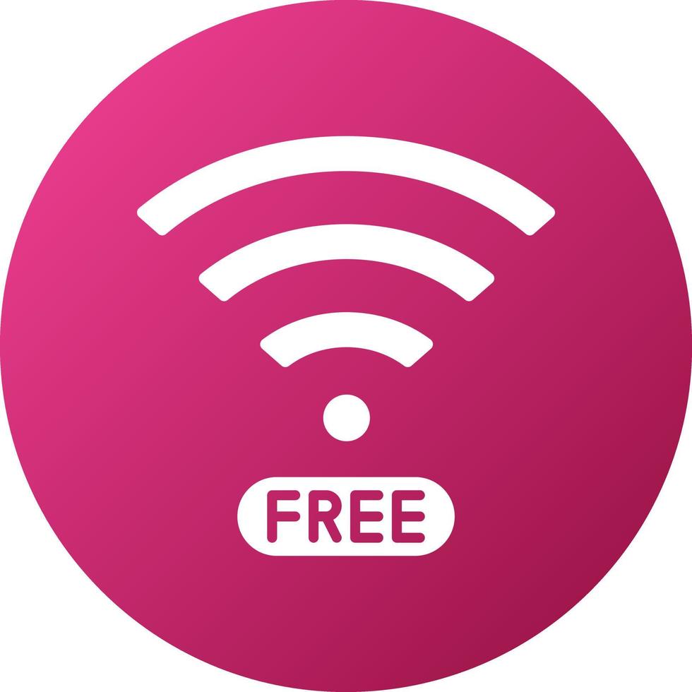 Free Wifi Icon Style vector