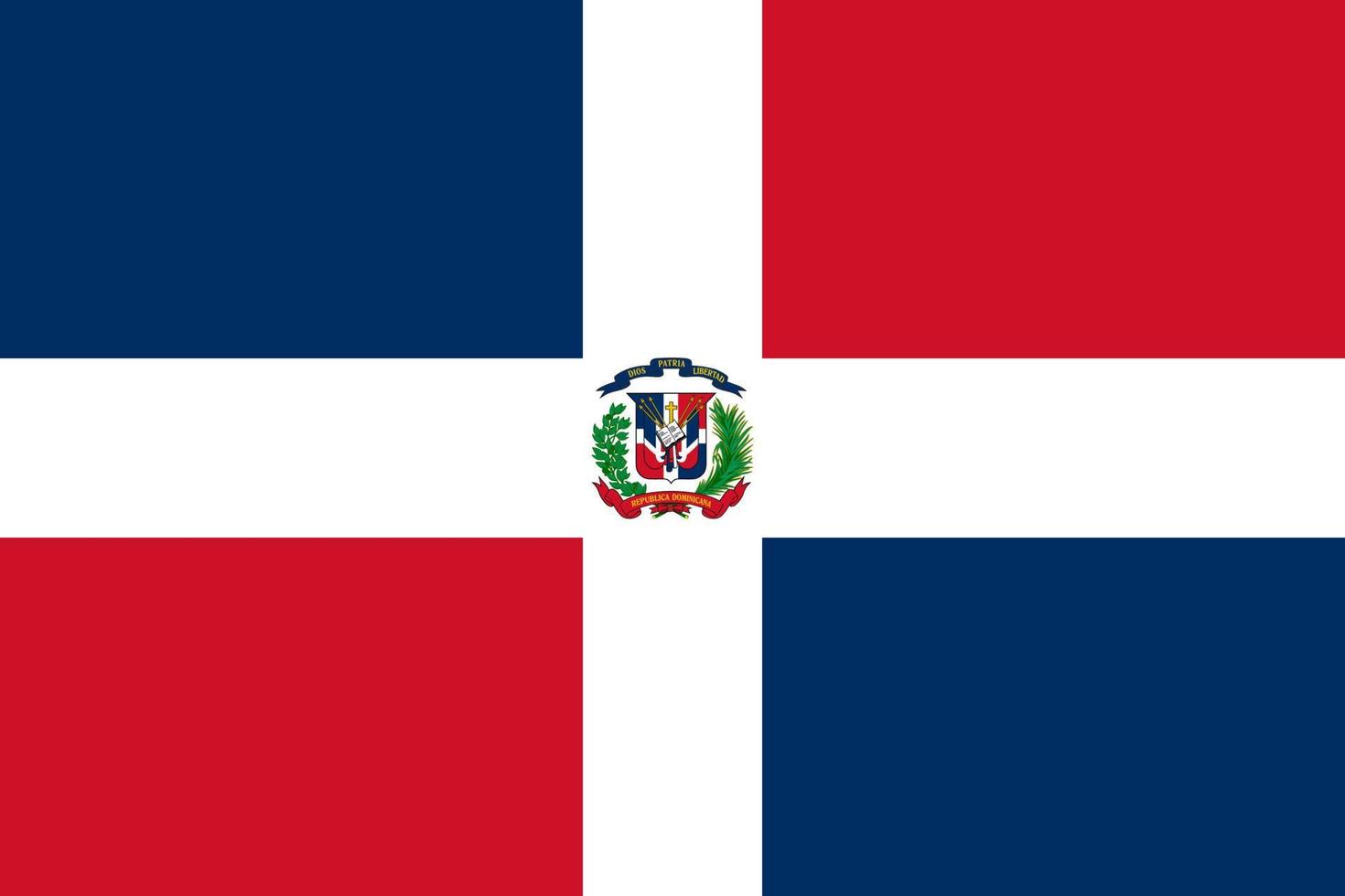 Simple flag Correct size, proportion, colors. vector