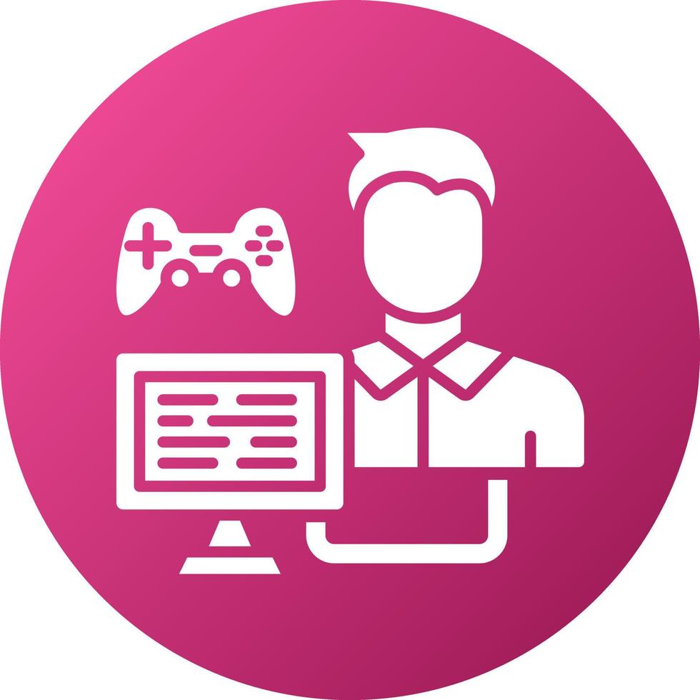 ame Modder Male Icon Style vector