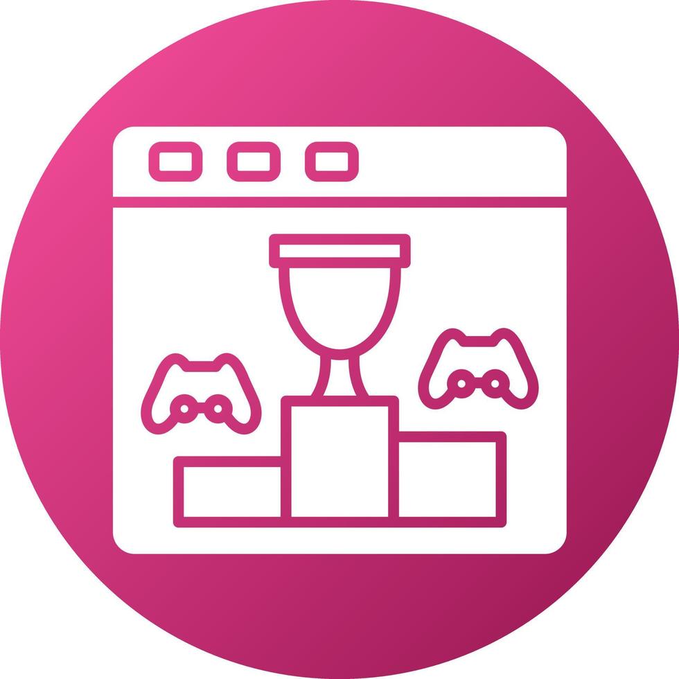 ame Tournament Icon Style vector