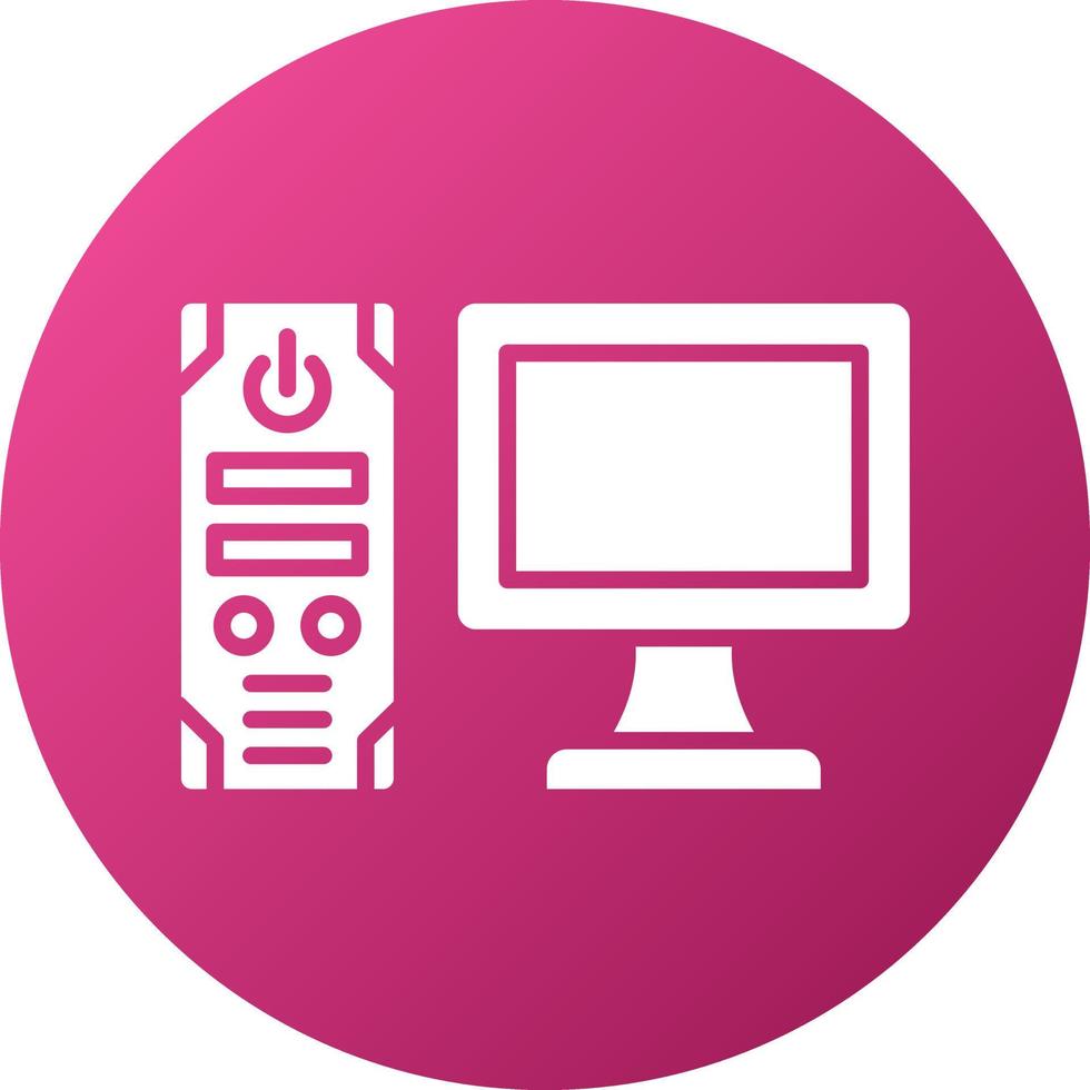 aming Pc Icon Style vector