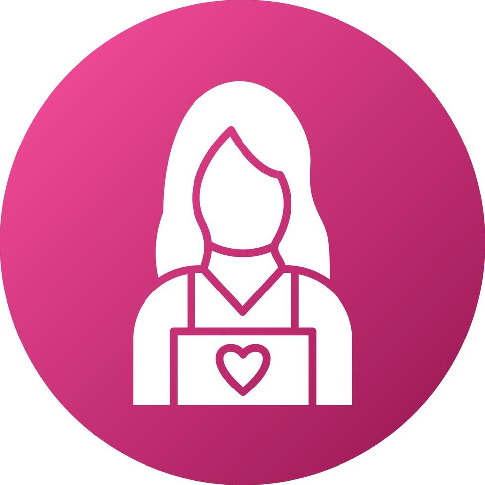 hild Caretaker Icon Style vector