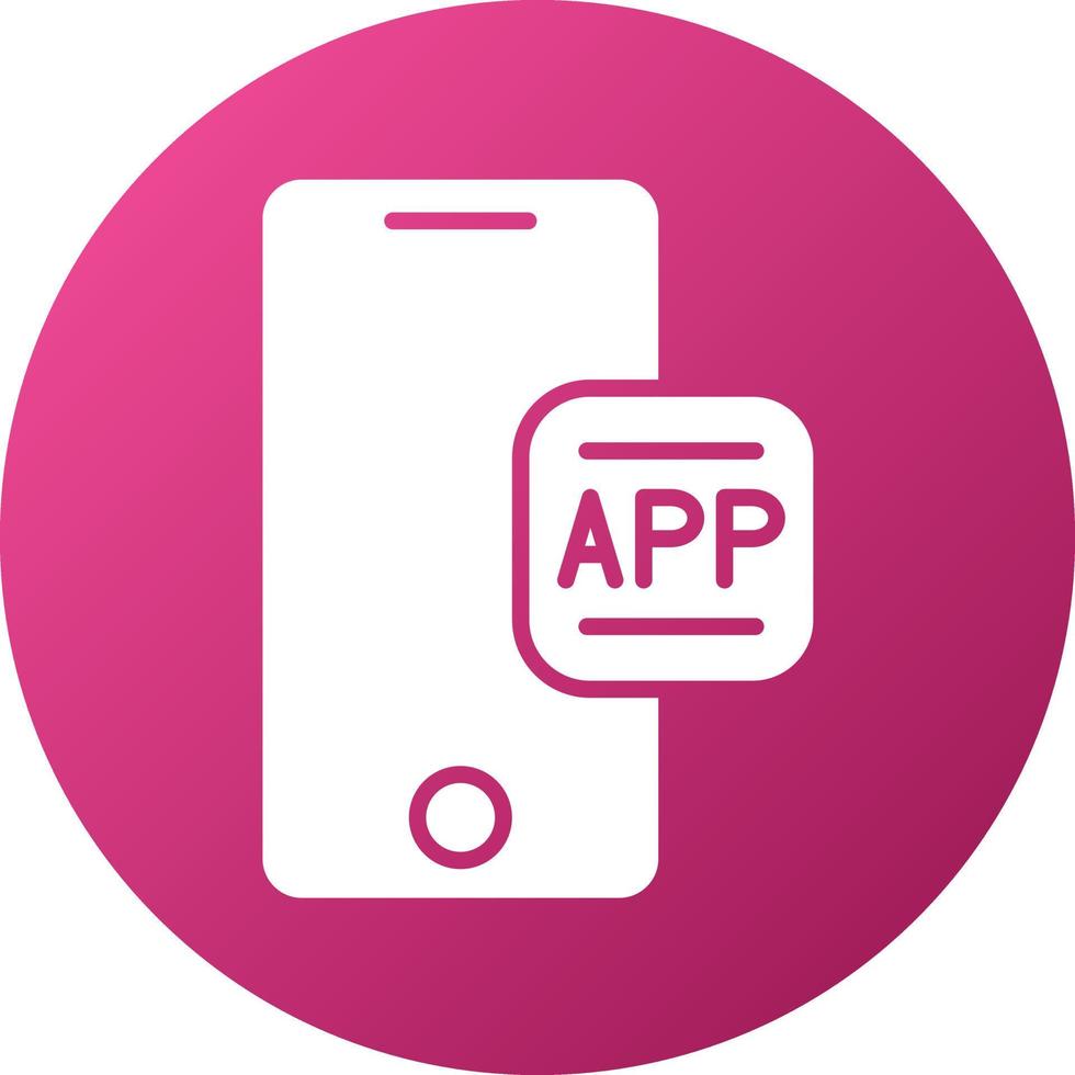 obile App Icon Style vector