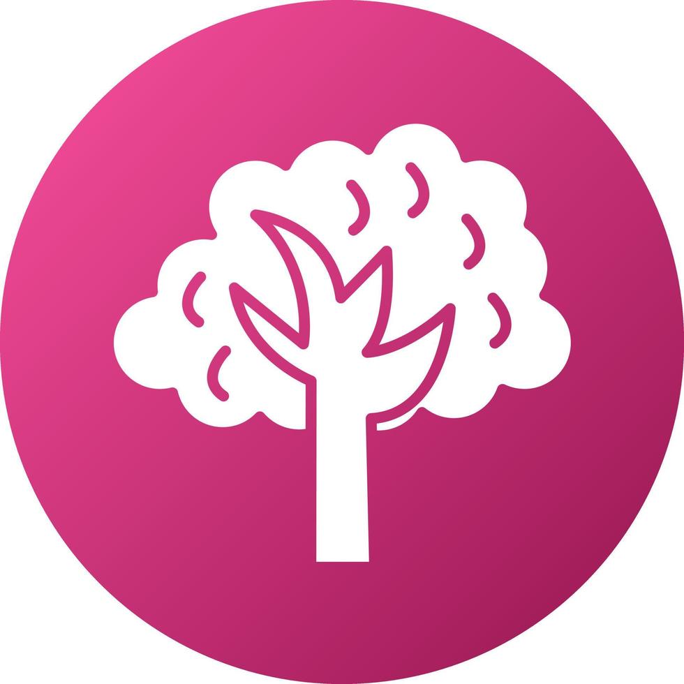 utumn Tree Icon Style vector