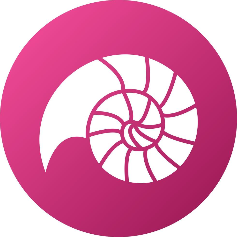 piral Shell Icon Style vector