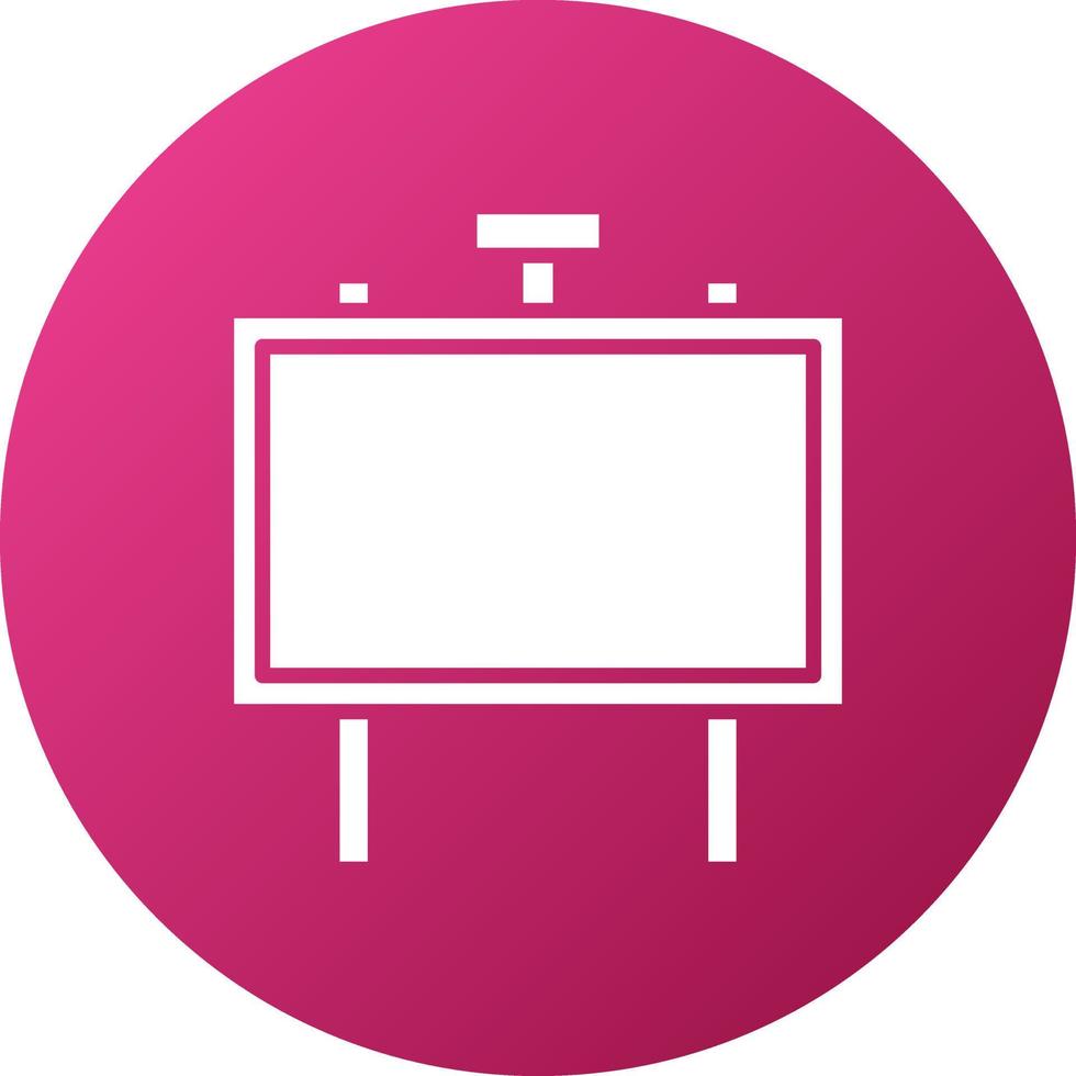 Signboard Icon Style vector