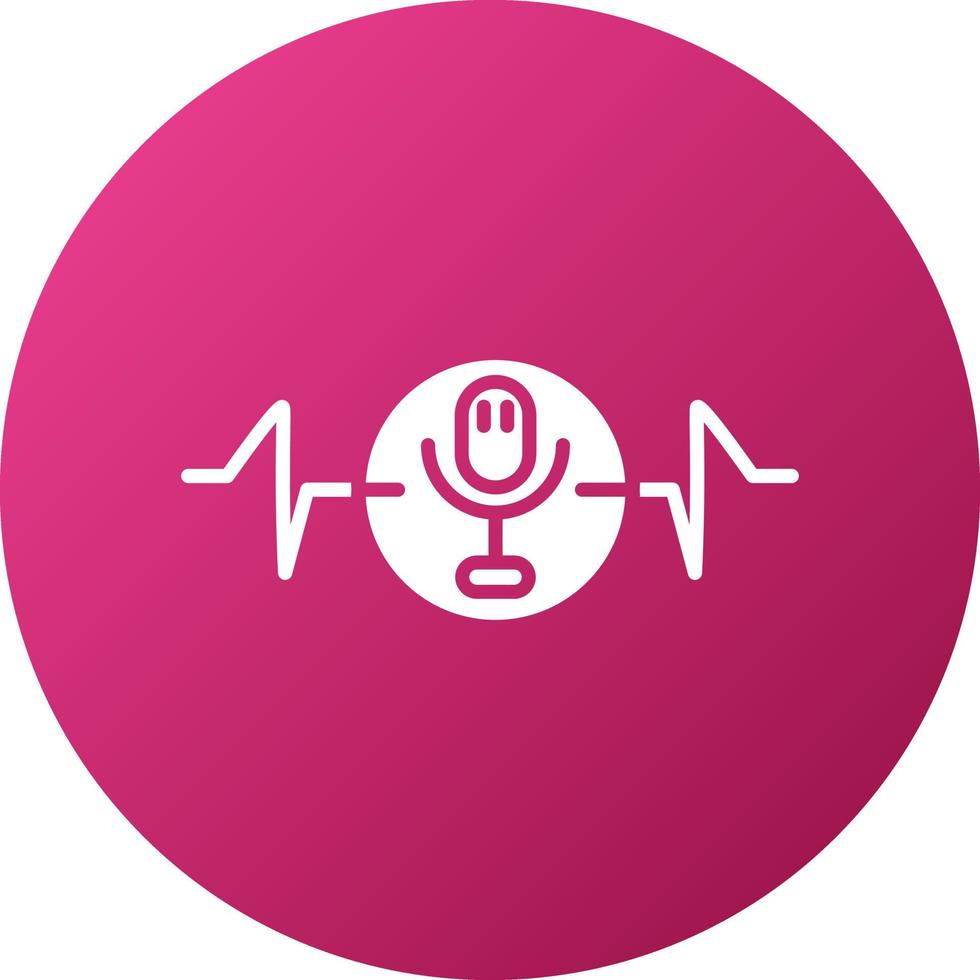 Voice Recognition Icon Style vector