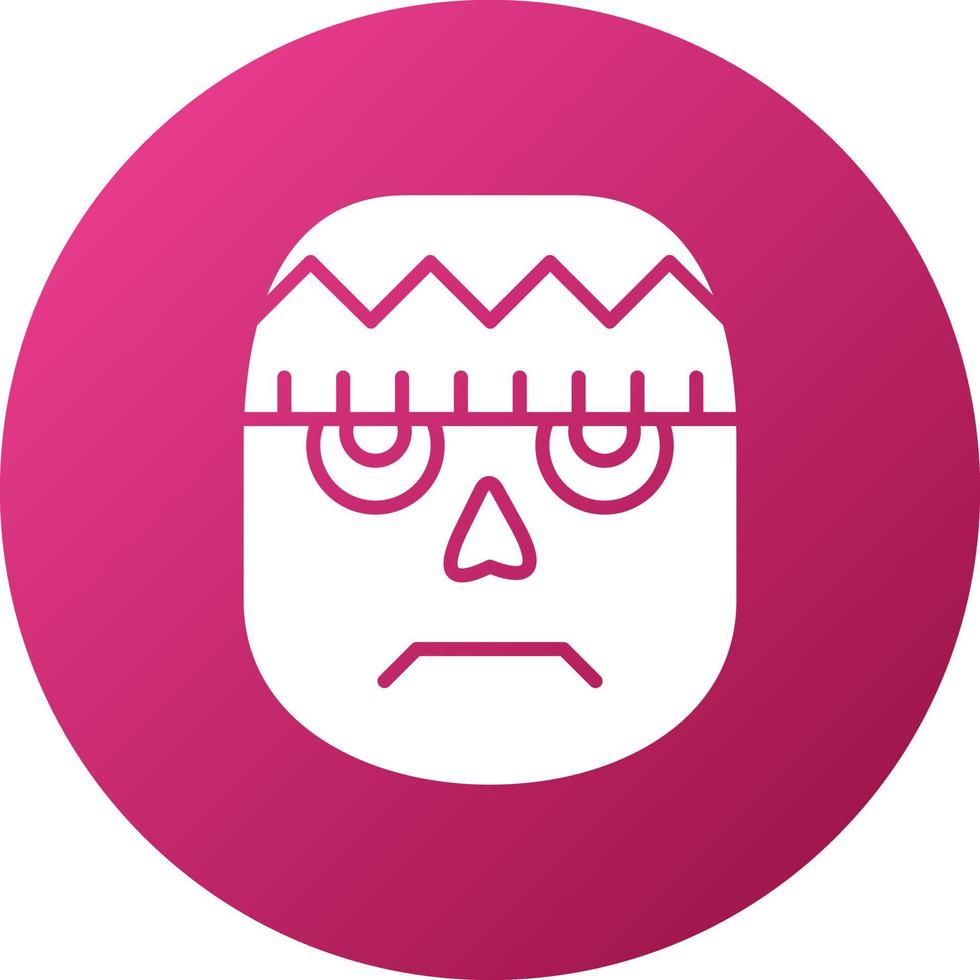 Frankensteins Monster Icon Style vector