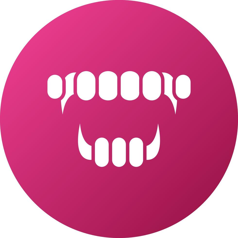 Demon Mouth Icon Style vector