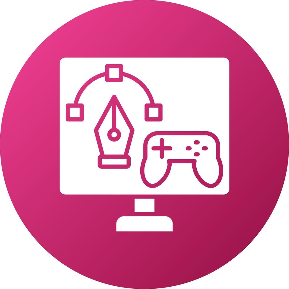 Game Design Icon Style vector