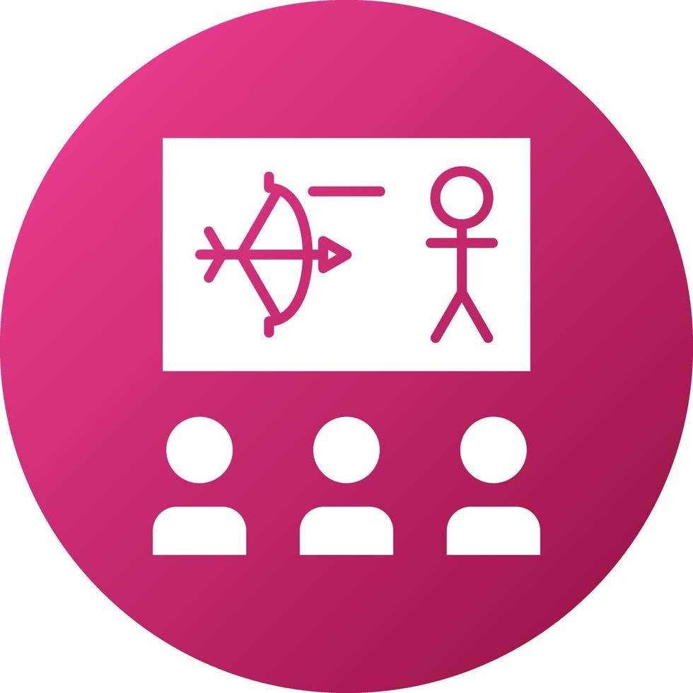 Training Icon Style vector