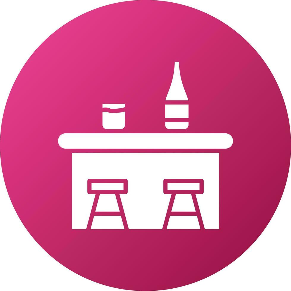Bar Counter Icon Style vector