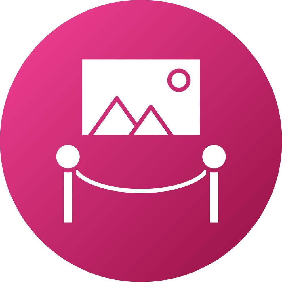 Exhibit Design Icon Style vector