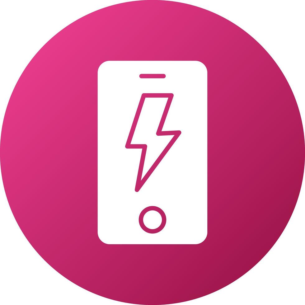 Wireless Charging Icon Style vector