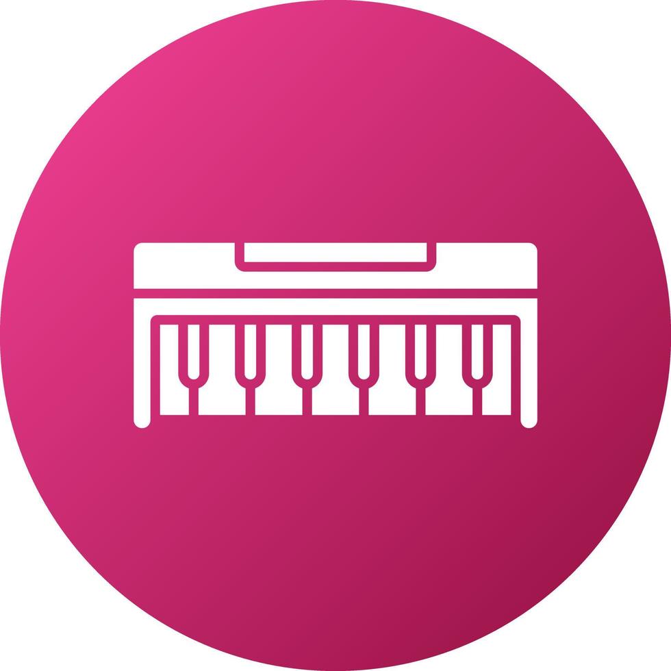 Piano Icon Style vector