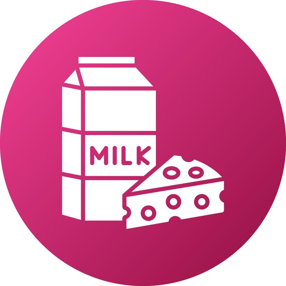 Dairy Item Icon Style vector