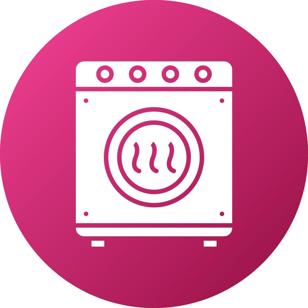 Drying Machine Icon Style vector