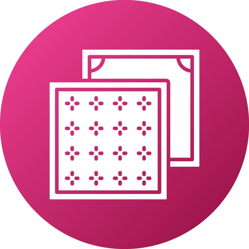 Decorative Textile Icon Style vector