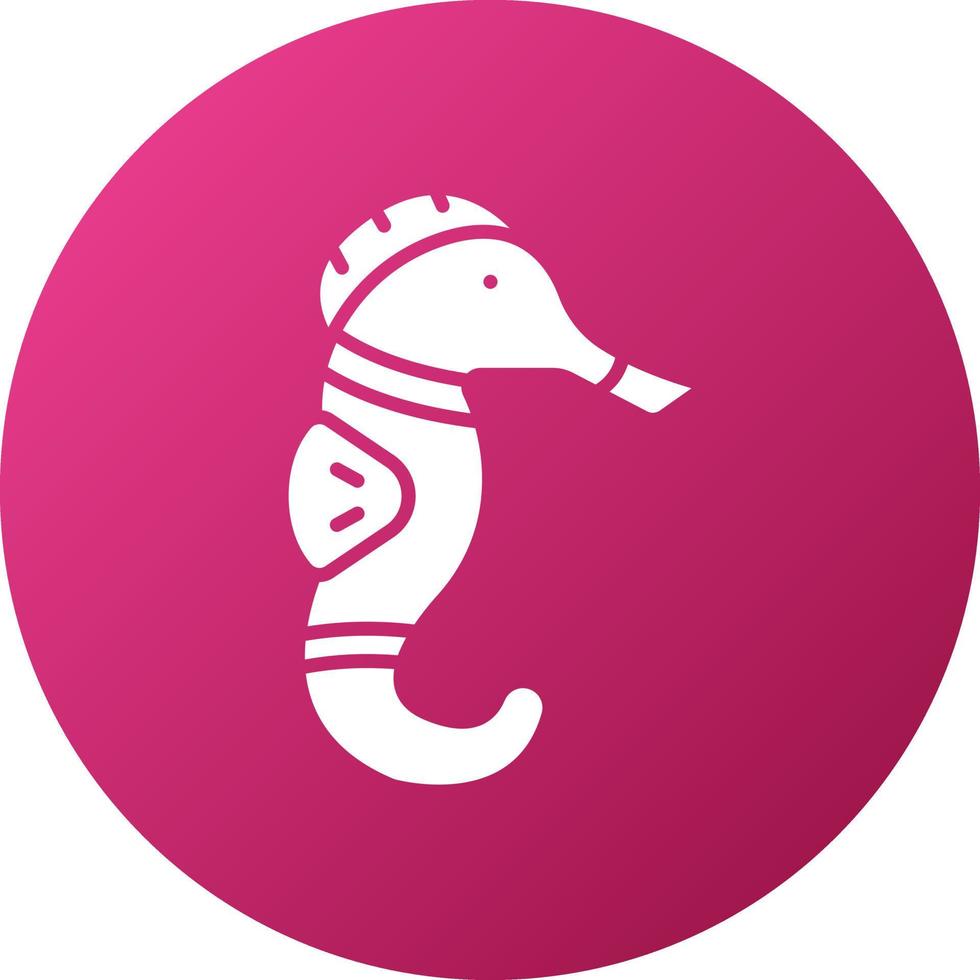 Seahorse Icon Style vector