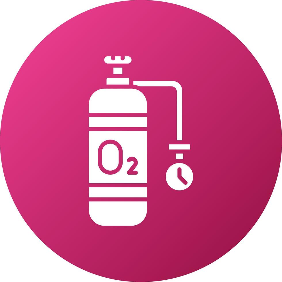 Oxygen Tank Icon Style vector