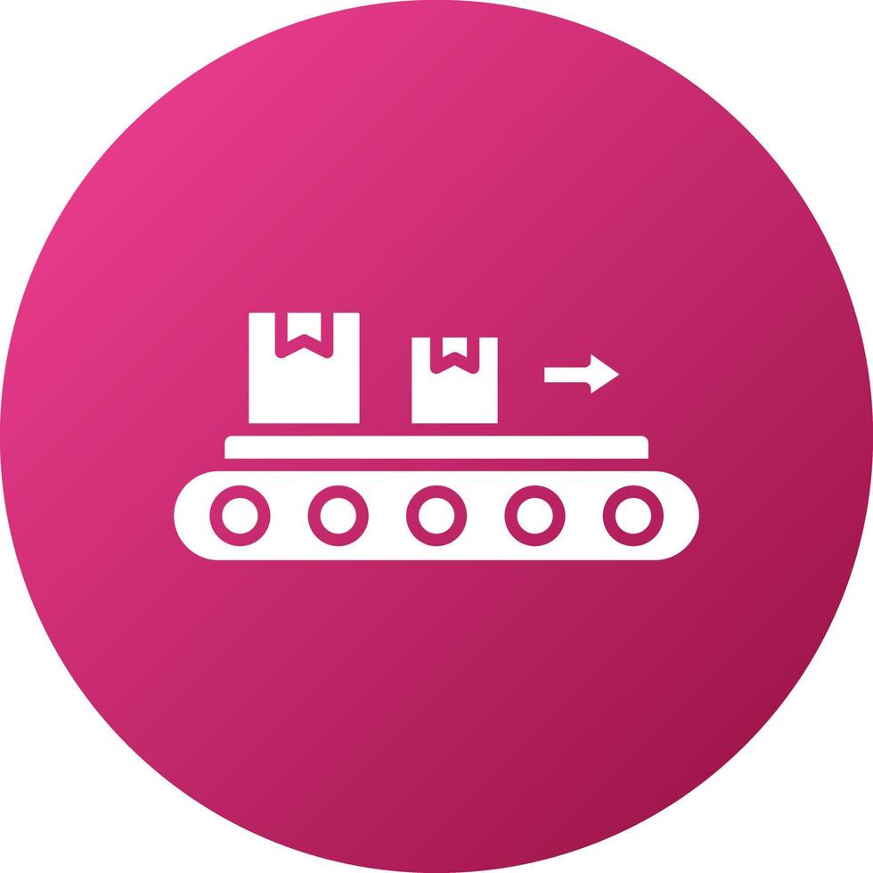 Conveyor Icon Style vector