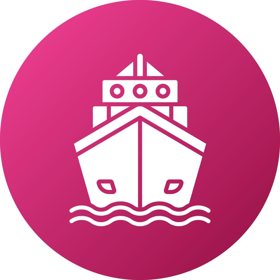 Yatch Icon Style vector