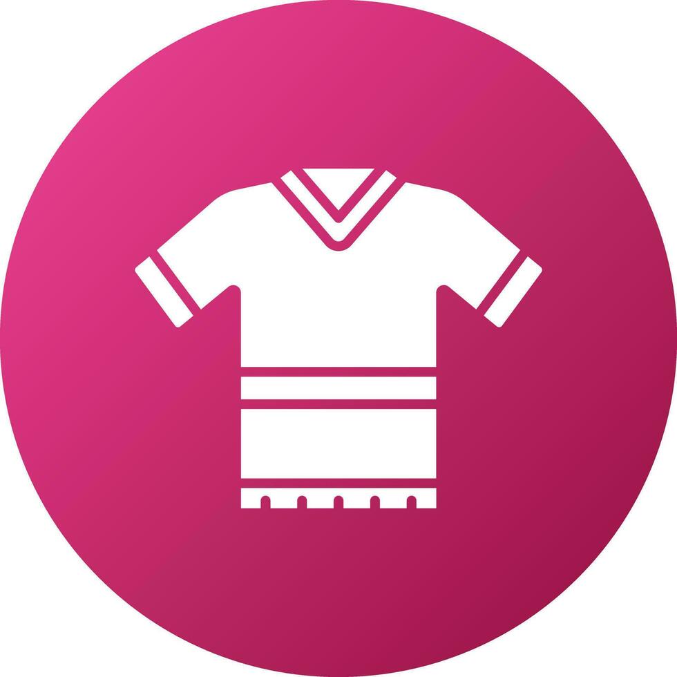 Rugby Shirt Icon Style vector