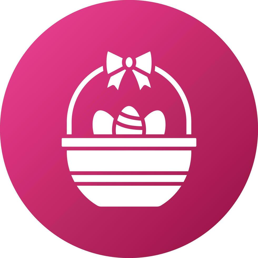 Easter Basket Icon Style 21806497 Vector Art at Vecteezy