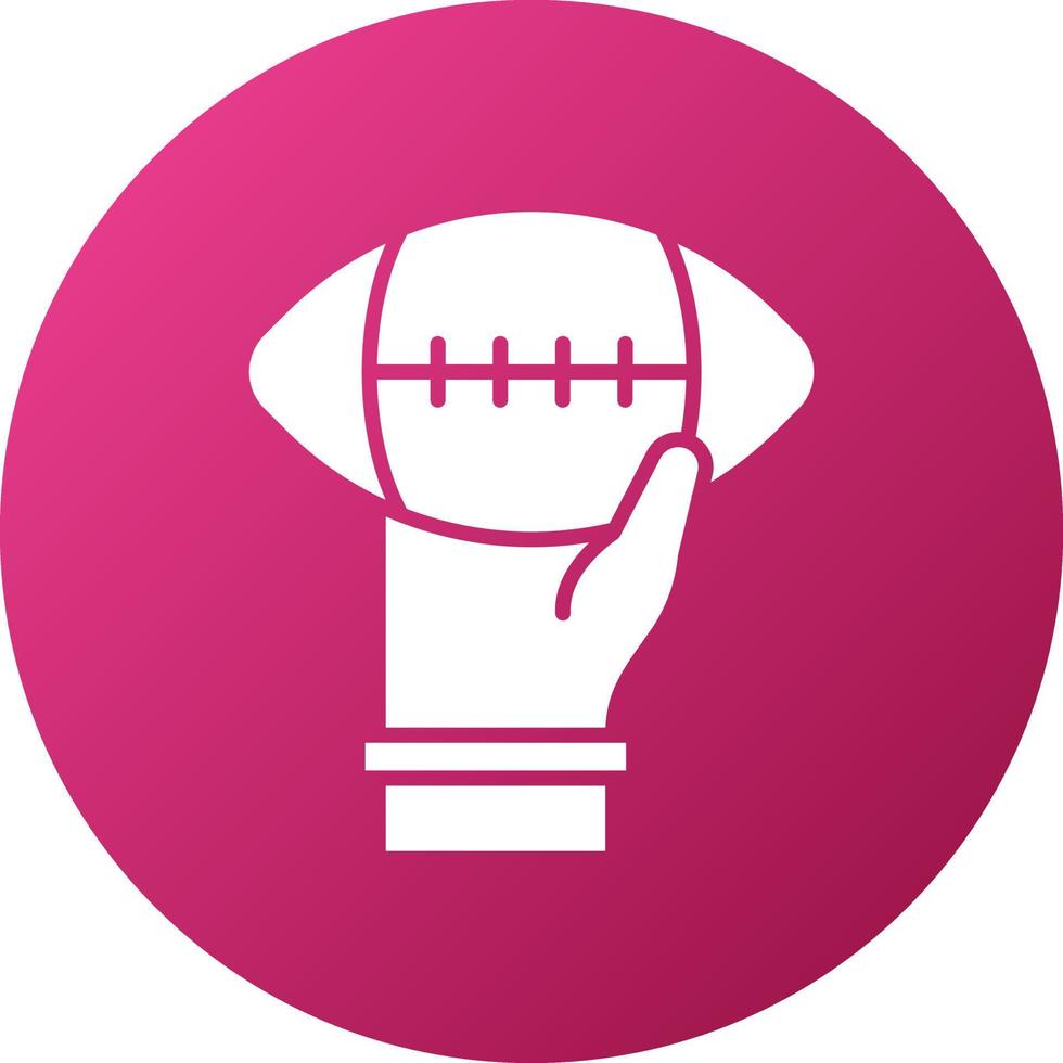 Quarterback Icon Style vector