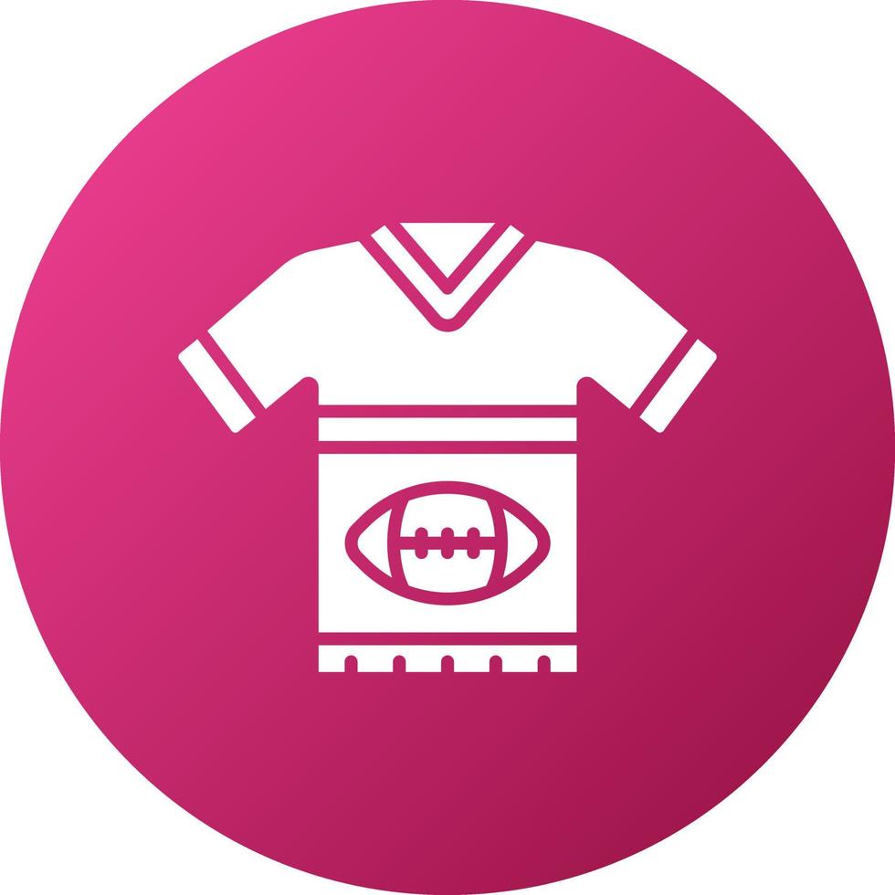 Rugby Uniform Icon Style vector
