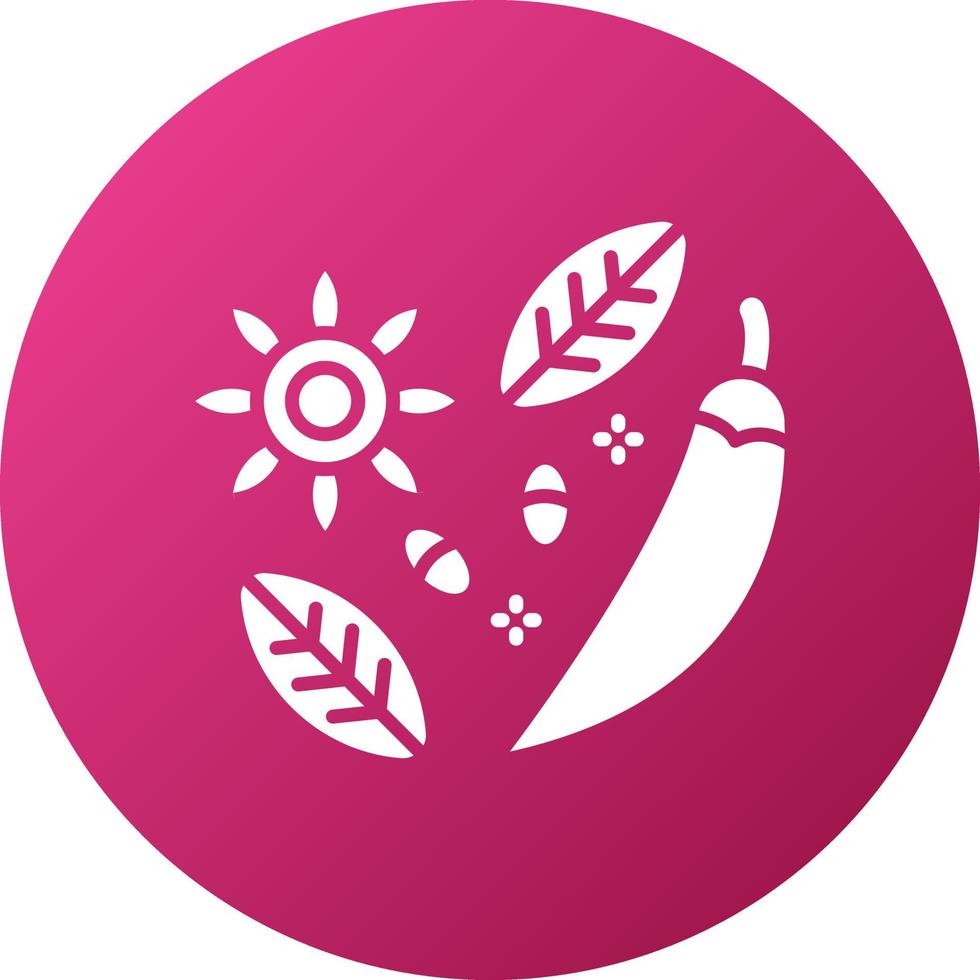 Spices Icon Style vector