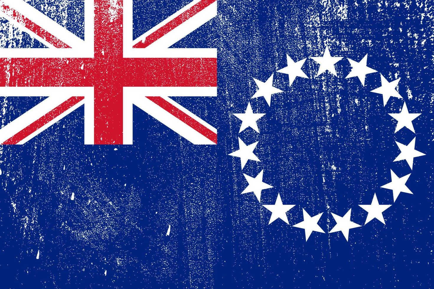 grunge styled flag vector
