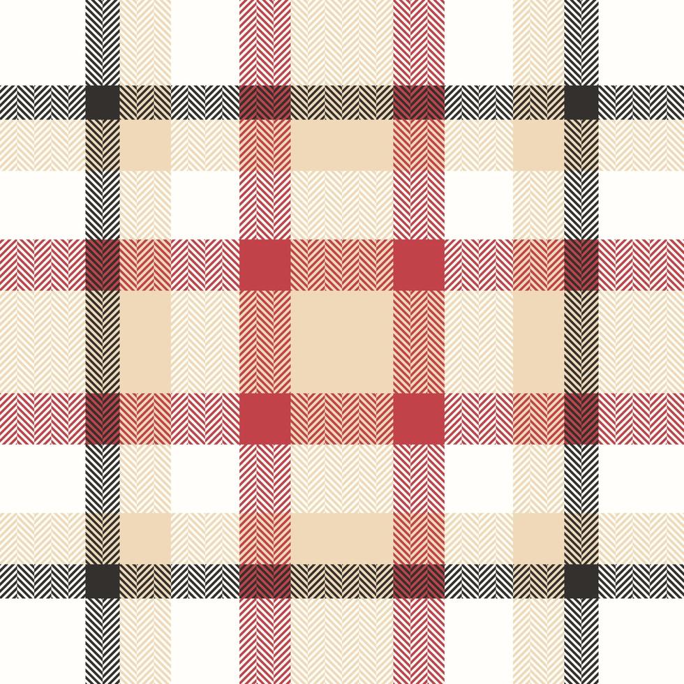 Plaid check pattern. Seamless fabric texture. Tartan textile print. vector