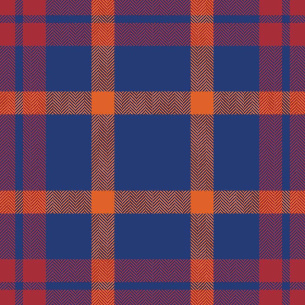 Plaid check pattern. Seamless fabric texture. Tartan textile print. vector