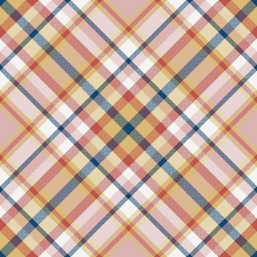 Plaid pattern vector. Check fabric texture. Seamless textile design for clothes, paper print. vector