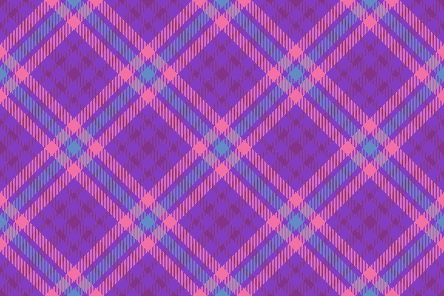 Fabric check vector. Seamless background tartan. Textile plaid pattern texture. vector