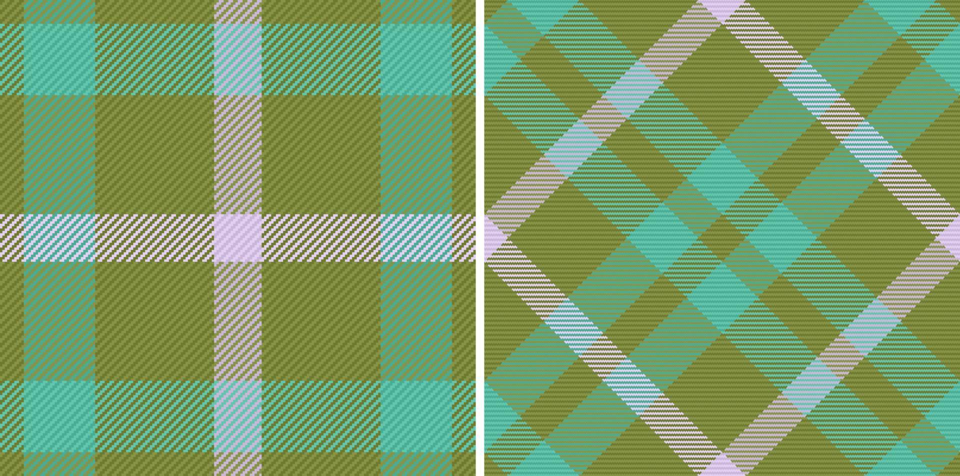 Tartan texture pattern. Check fabric textile. Plaid vector background seamless.