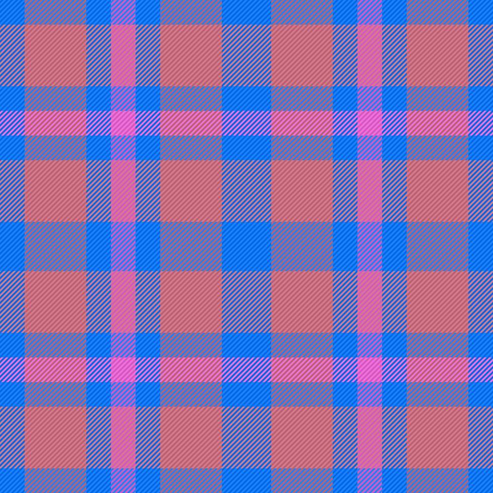 Vector check tartan. Plaid texture fabric. Textile pattern background seamless.