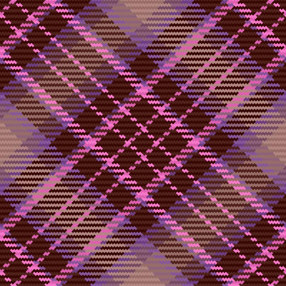 Check tartan fabric. Seamless plaid pattern. Vector background texture textile.
