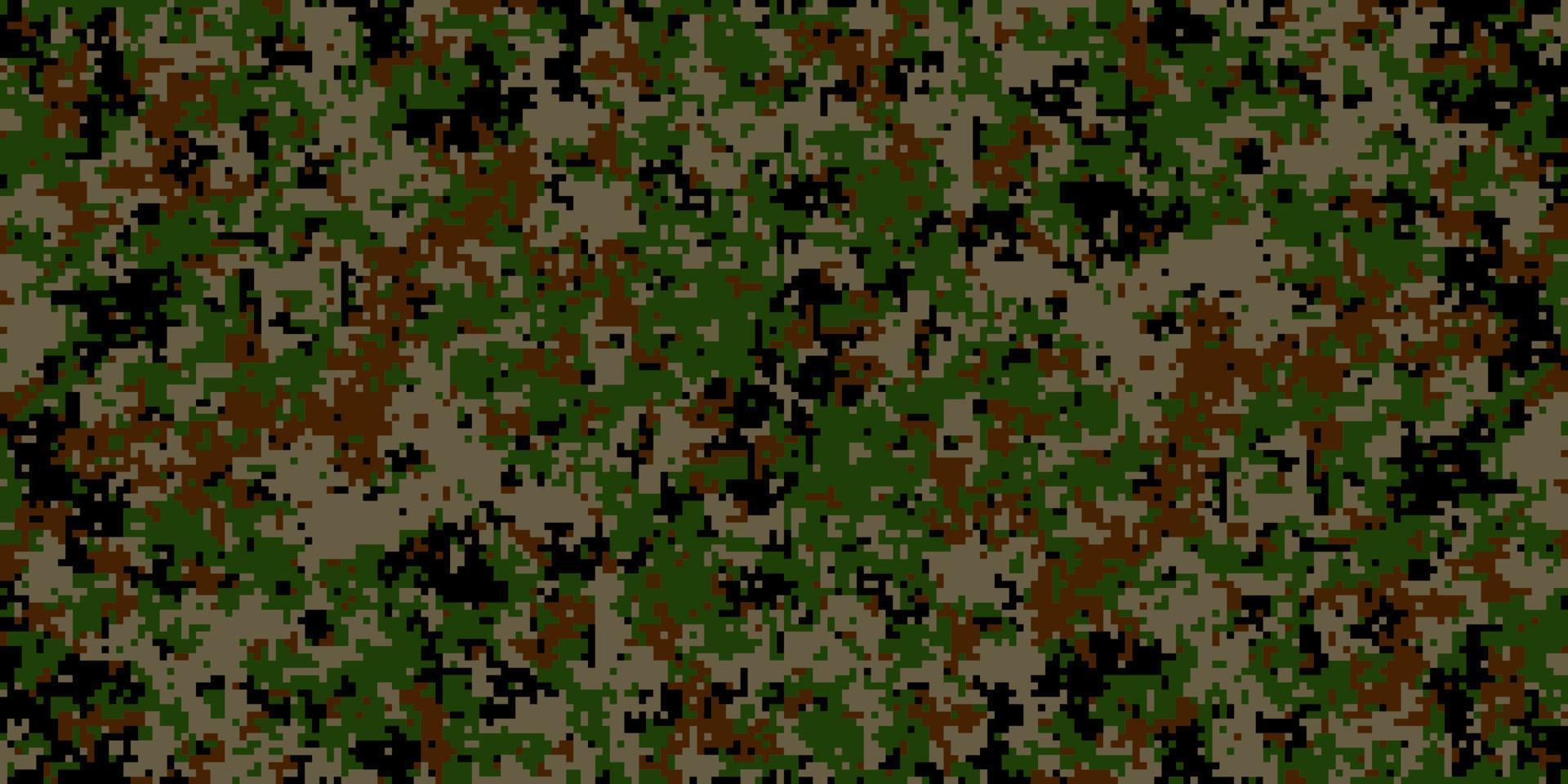 Pixel camouflage for a soldier army uniform. Modern camo fabric design. Digital military vector background.