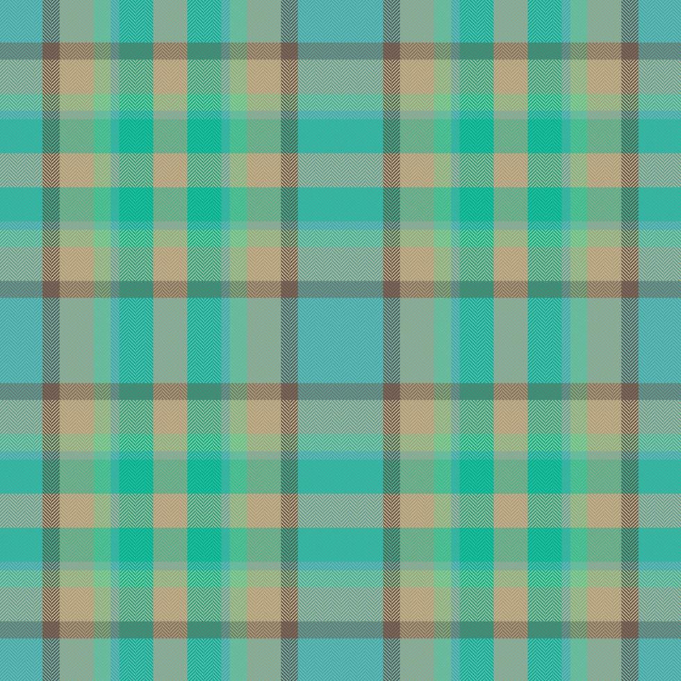 Texture plaid textile. Fabric check vector. Tartan background seamless pattern. vector