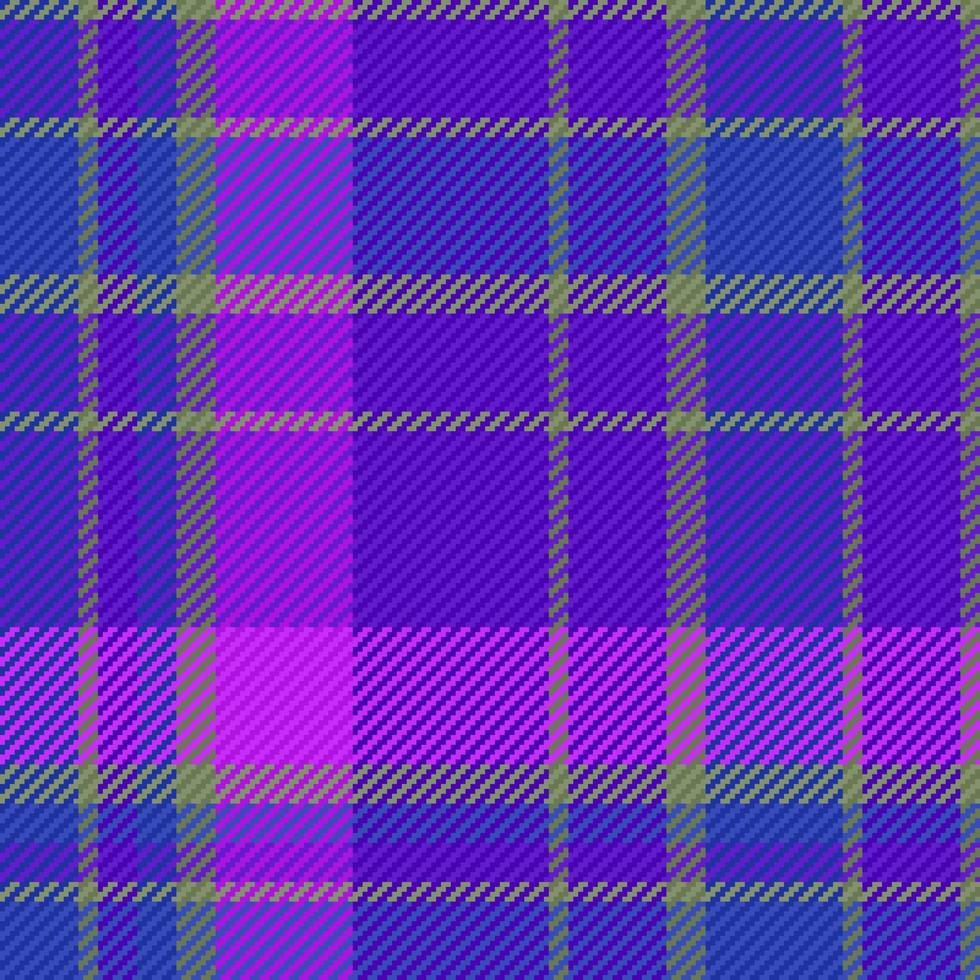 Vector check plaid. Background pattern texture. Seamless tartan textile fabric.